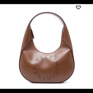 STELLA MCCARTNEY SMALL LOGO HOBO SHOULDER BAG new with tags, perforated